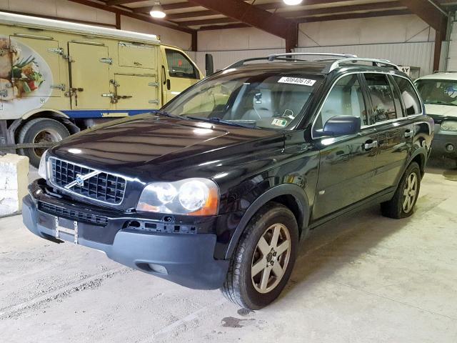 YV1CZ59H641044961 - 2004 VOLVO XC90 BLACK photo 2