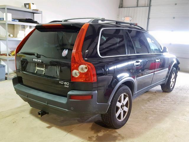 YV1CZ59H641044961 - 2004 VOLVO XC90 BLACK photo 4