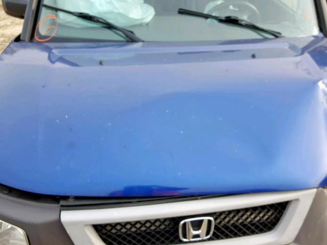 5J6YH28564L031548 - 2004 HONDA ELEMENT EX BLUE photo 7