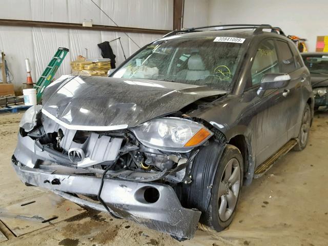 5J8TB18268A800537 - 2008 ACURA RDX GRAY photo 2