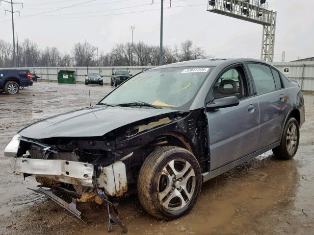 1G8AL52F15Z139125 - 2005 SATURN ION LEVEL GRAY photo 2