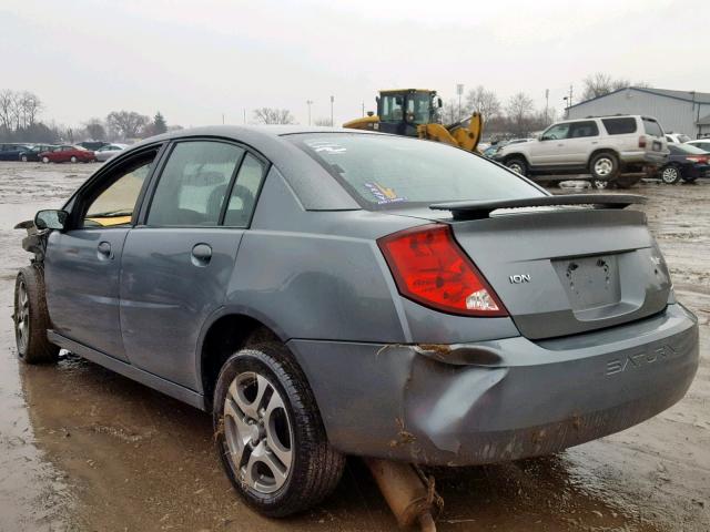 1G8AL52F15Z139125 - 2005 SATURN ION LEVEL GRAY photo 3