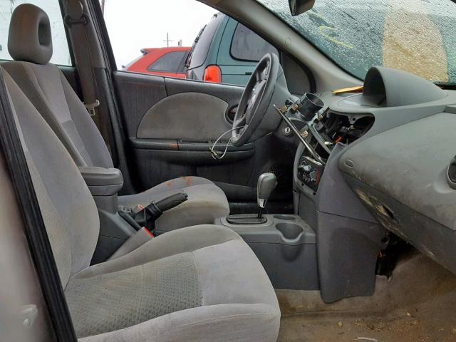1G8AL52F15Z139125 - 2005 SATURN ION LEVEL GRAY photo 5