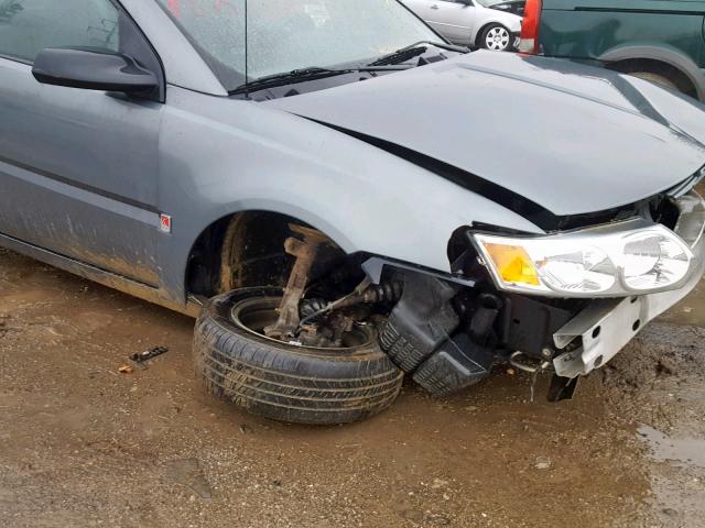 1G8AL52F15Z139125 - 2005 SATURN ION LEVEL GRAY photo 9