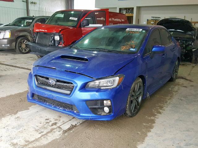 JF1VA1J60G8800259 - 2016 SUBARU WRX LIMITE BLUE photo 2