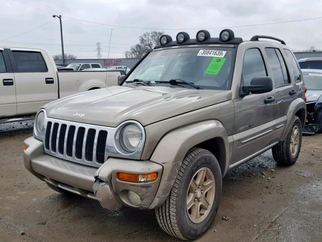 1J4GL38K82W332274 - 2002 JEEP LIBERTY RE GOLD photo 2