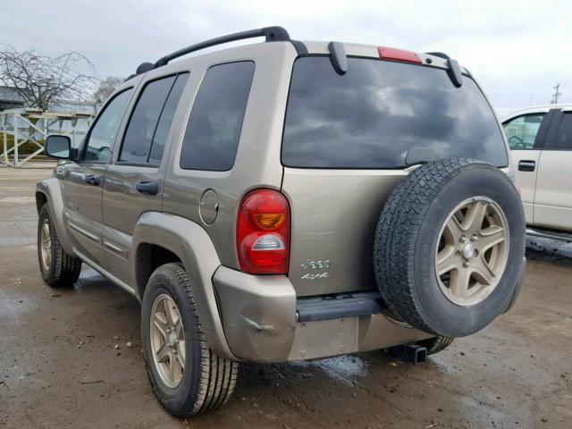 1J4GL38K82W332274 - 2002 JEEP LIBERTY RE GOLD photo 3