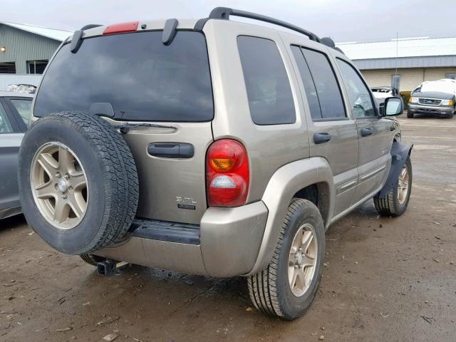 1J4GL38K82W332274 - 2002 JEEP LIBERTY RE GOLD photo 4