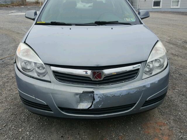 1G8ZS57N87F211772 - 2007 SATURN AURA XE GRAY photo 9