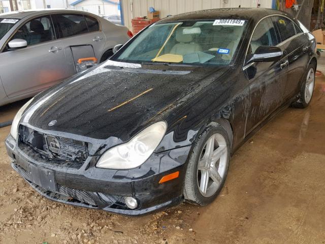 WDDDJ72X39A154099 - 2009 MERCEDES-BENZ CLS 550 BLACK photo 2