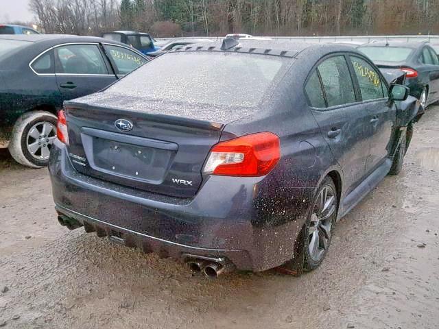 JF1VA1E6XG9831006 - 2016 SUBARU WRX PREMIU GRAY photo 4