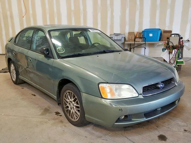 4S3BE625047210956 - 2004 SUBARU LEGACY L S GREEN photo 1