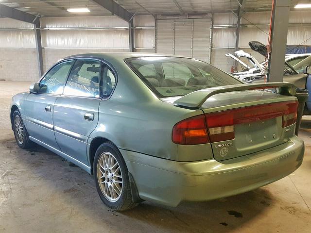 4S3BE625047210956 - 2004 SUBARU LEGACY L S GREEN photo 3