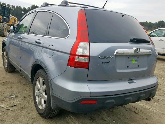 5J6RE48739L005023 - 2009 HONDA CR-V EXL BLUE photo 3