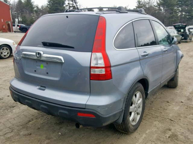 5J6RE48739L005023 - 2009 HONDA CR-V EXL BLUE photo 4