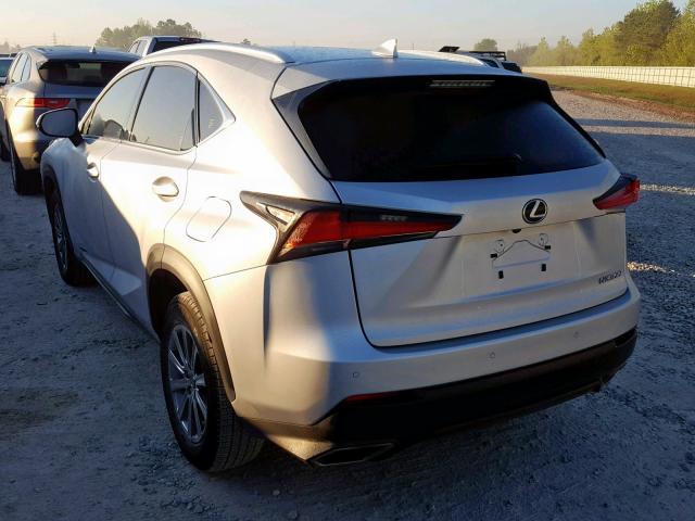 JTJYARBZ6J2096400 - 2018 LEXUS NX 300 SILVER photo 3