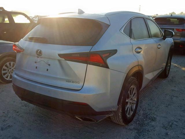 JTJYARBZ6J2096400 - 2018 LEXUS NX 300 SILVER photo 4