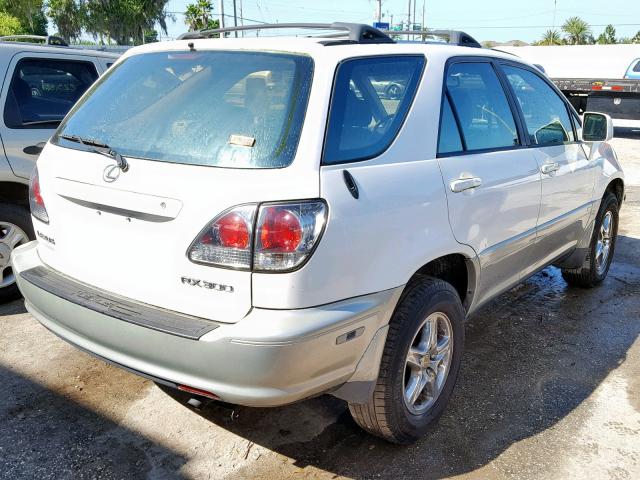 JTJGF10U720136759 - 2002 LEXUS RX 300 WHITE photo 4