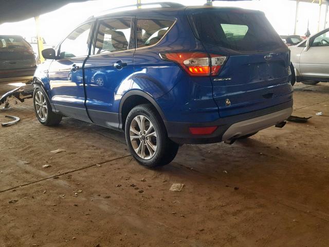 1FMCU0GD5JUC40483 - 2018 FORD ESCAPE SE BLUE photo 3