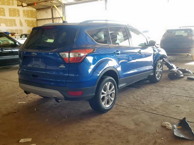 1FMCU0GD5JUC40483 - 2018 FORD ESCAPE SE BLUE photo 4