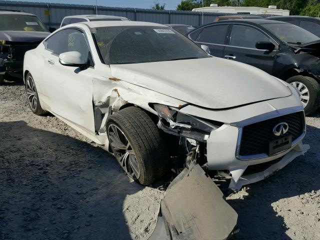 JN1CV7EK2HM110881 - 2017 INFINITI Q60 BASE WHITE photo 1