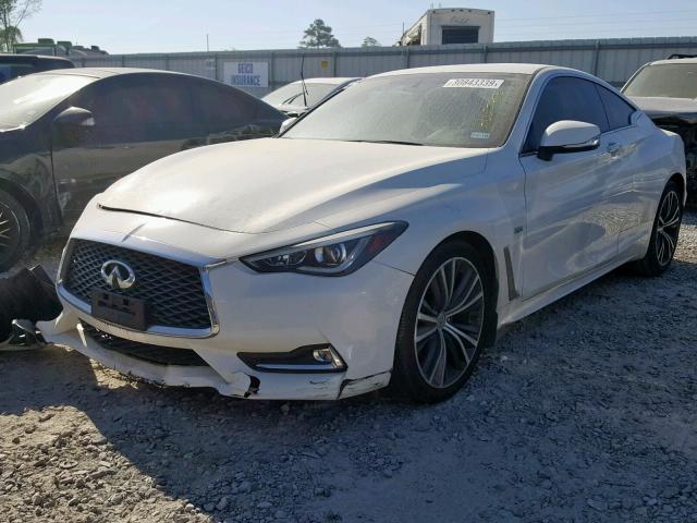 JN1CV7EK2HM110881 - 2017 INFINITI Q60 BASE WHITE photo 2