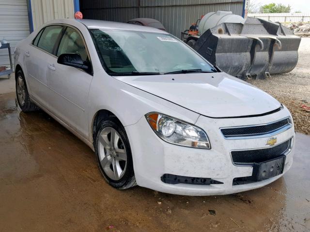 1G1ZA5E0XCF398631 - 2012 CHEVROLET MALIBU LS WHITE photo 1