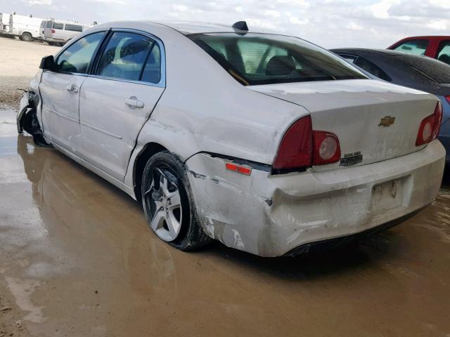 1G1ZA5E0XCF398631 - 2012 CHEVROLET MALIBU LS WHITE photo 3