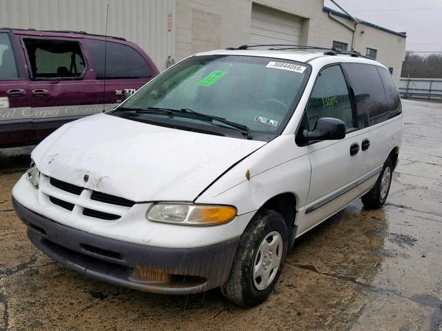 2B4FP25B1YR888607 - 2000 DODGE CARAVAN WHITE photo 2