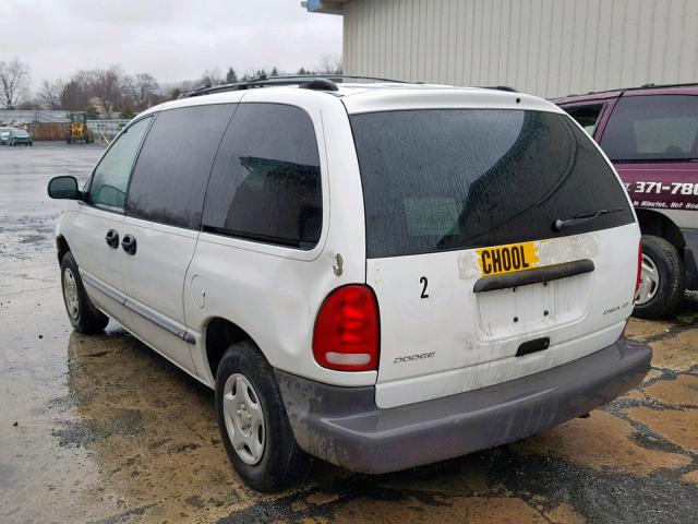 2B4FP25B1YR888607 - 2000 DODGE CARAVAN WHITE photo 3