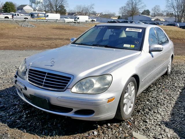 WDBNG70J03A320662 - 2003 MERCEDES-BENZ S 430 SILVER photo 2