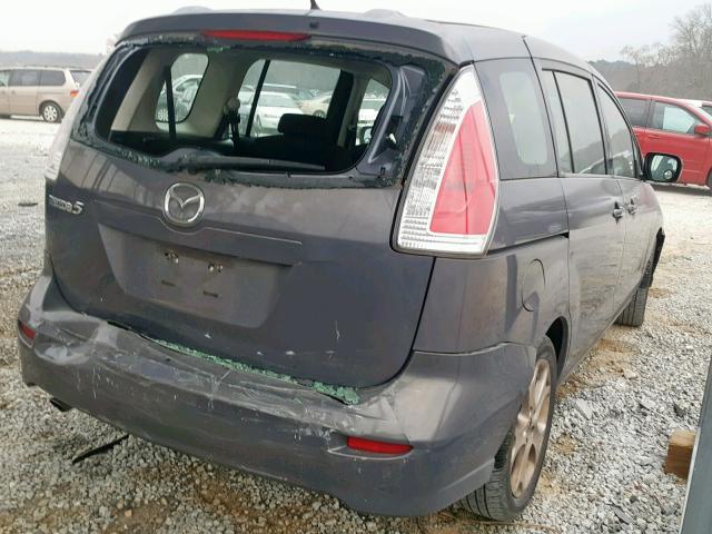 JM1CR2W37A0364093 - 2010 MAZDA 5 GRAY photo 4