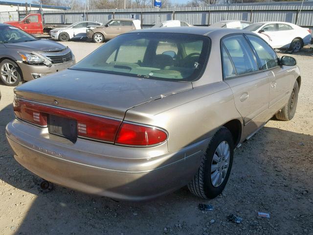 2G4WS52J921280012 - 2002 BUICK CENTURY CU TAN photo 4