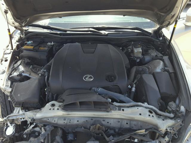 JTHBF1D21E5011106 - 2014 LEXUS IS 250 GRAY photo 7