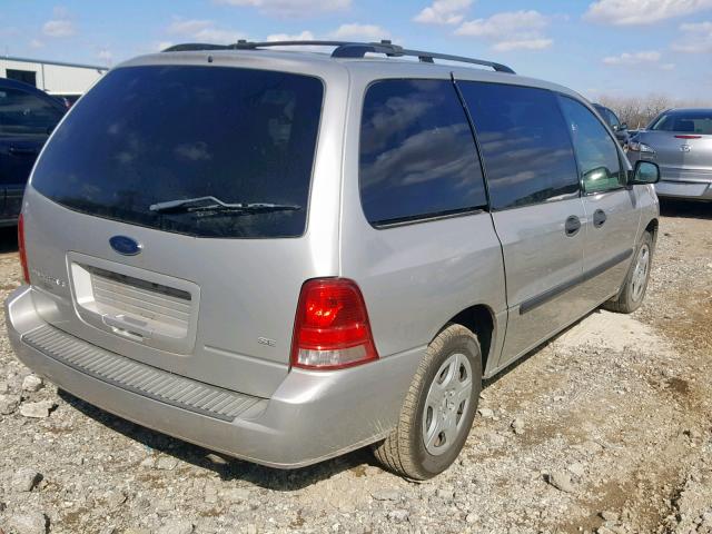 2FMZA51635BA13251 - 2005 FORD FREESTAR S GRAY photo 4