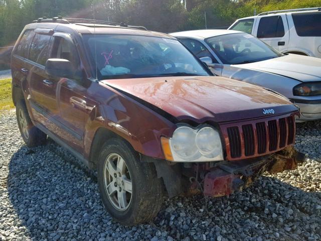 1J8GR48K87C507537 - 2007 JEEP GRAND CHER BURGUNDY photo 1