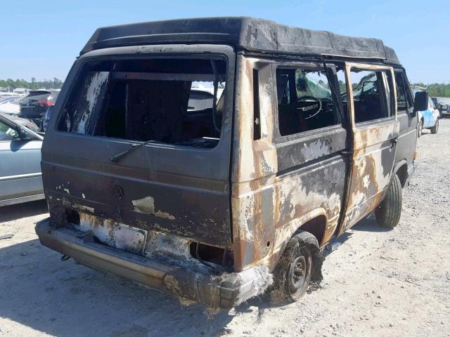 WV2ZB0256KH015554 - 1989 VOLKSWAGEN VANAGON CA GRAY photo 4