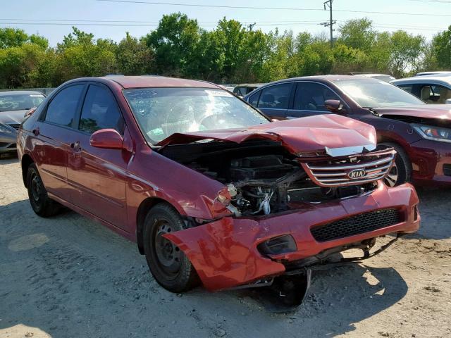 KNAFE121875451551 - 2007 KIA SPECTRA EX BURGUNDY photo 1