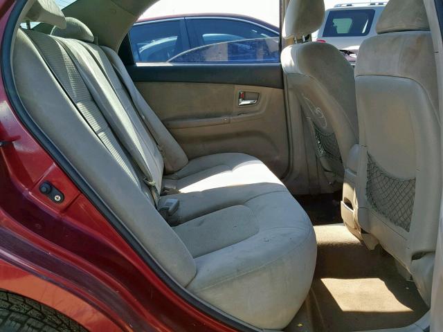 KNAFE121875451551 - 2007 KIA SPECTRA EX BURGUNDY photo 6