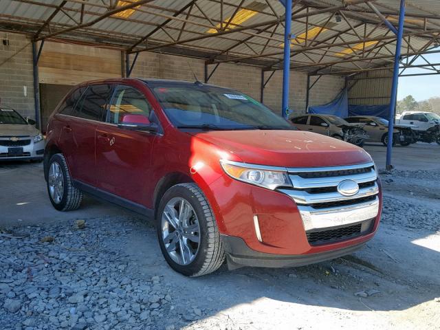 2FMDK3KC7DBC72677 - 2013 FORD EDGE LIMIT BURGUNDY photo 1