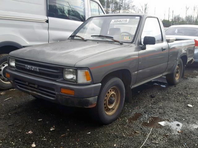 JT4RN81R6K5037502 - 1989 TOYOTA PICKUP 1/2 GRAY photo 2