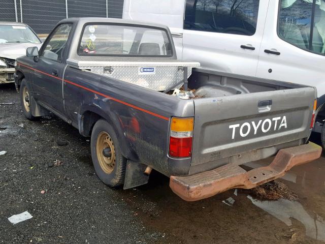 JT4RN81R6K5037502 - 1989 TOYOTA PICKUP 1/2 GRAY photo 3