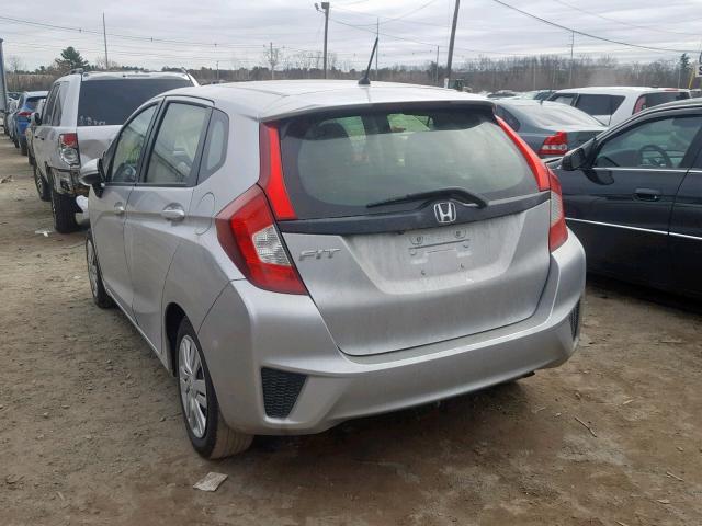 JHMGK5H56GX030528 - 2016 HONDA FIT LX SILVER photo 3