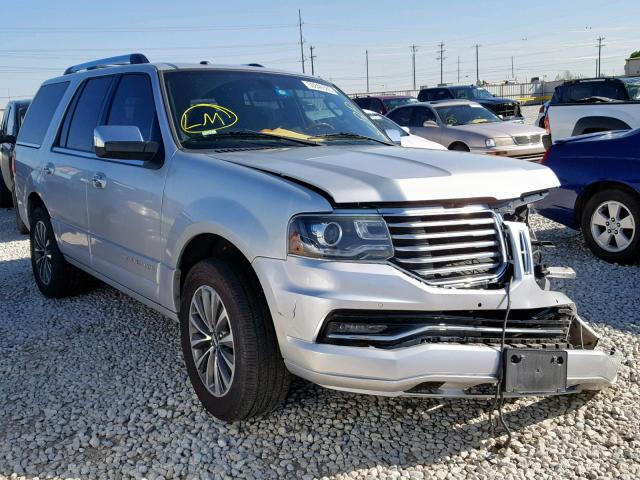 5LMJJ2HT5FEJ14351 - 2015 LINCOLN NAVIGATOR 银色 照片 1