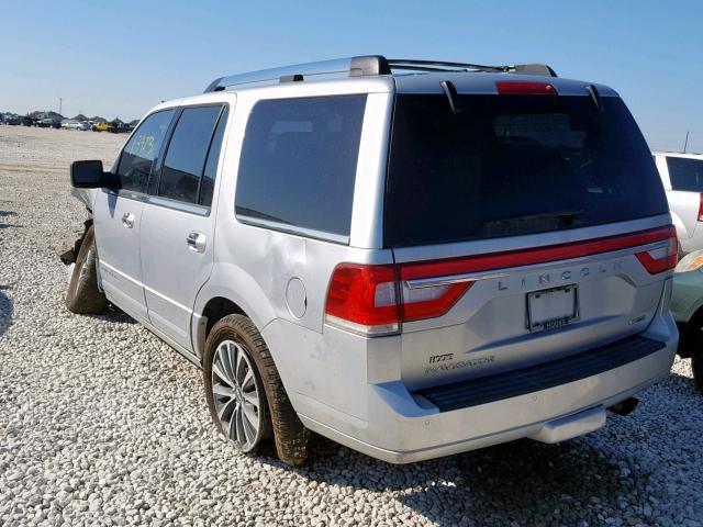 5LMJJ2HT5FEJ14351 - 2015 LINCOLN NAVIGATOR 银色 照片 3