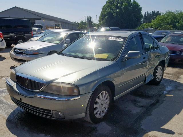 1LNHM86SX4Y628505 - 2004 LINCOLN LS TURQUOISE photo 2