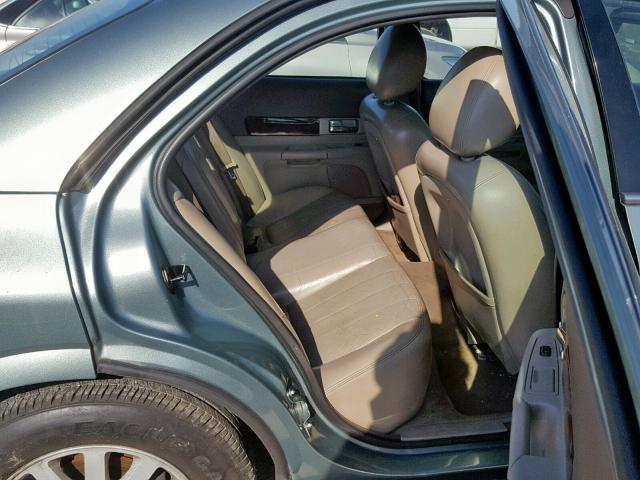 1LNHM86SX4Y628505 - 2004 LINCOLN LS TURQUOISE photo 6