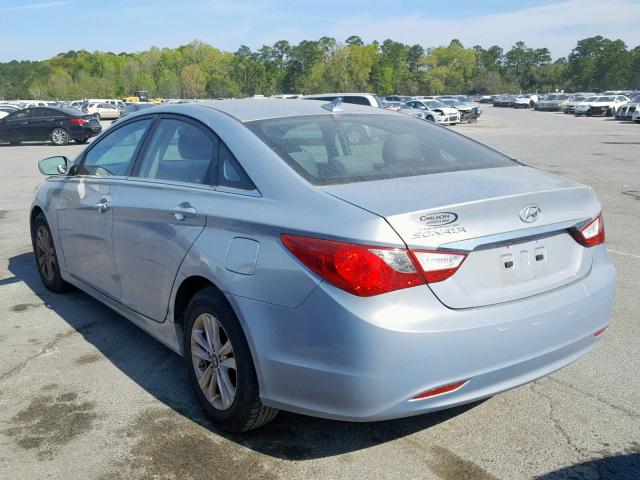 5NPEB4AC0BH227629 - 2011 HYUNDAI SONATA GLS SILVER photo 3