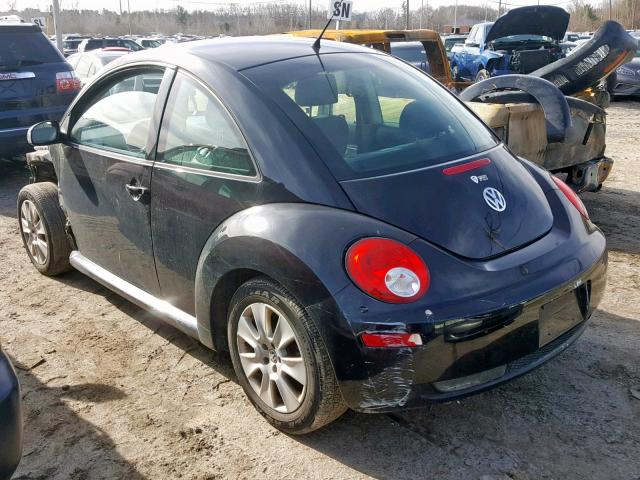3VWPG31CX8M509197 - 2008 VOLKSWAGEN NEW BEETLE შავი ფოტო 3