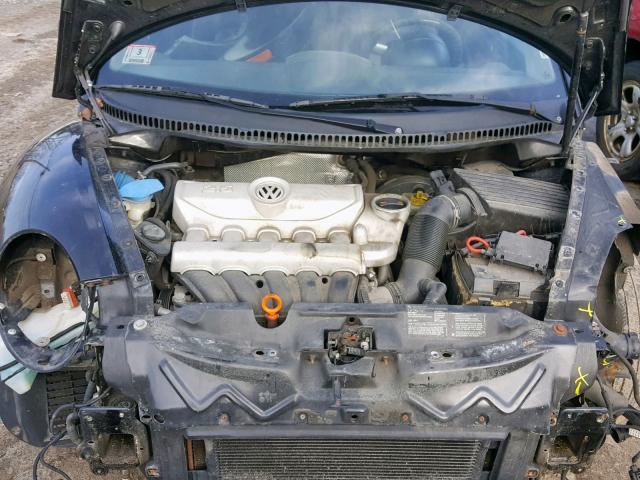 3VWPG31CX8M509197 - 2008 VOLKSWAGEN NEW BEETLE შავი ფოტო 7